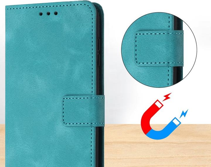 Produktbild Cover-Discount iPhone 16 Pro – Wildleder Look Etui im Vintage Design (Apple iPhone 16 Pro)