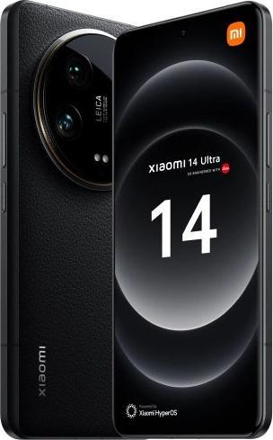 Productafbeelding Xiaomi 14 Ultra 512 GB, 16 GB RAM, zwart (512 GB, Black, 6.73", Dubbele SIM, 50 Mpx, 5G)