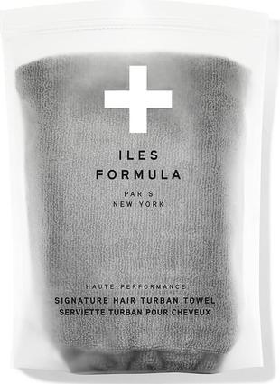 Actual product image Iles Formula Hair Towel Grey