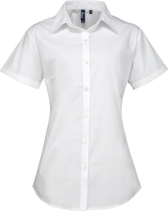 Actual product image Premier Womens/Ladies Supreme Poplin Short-Sleeved Shirt (48 D)