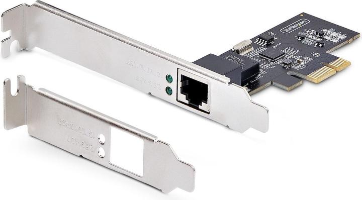 StarTech com PR12GI-NETWORK-CARD, Interno, Cablato, PCI Express, Ethernet, 2500 Mbit/s, Nero (Mini PCI Express)