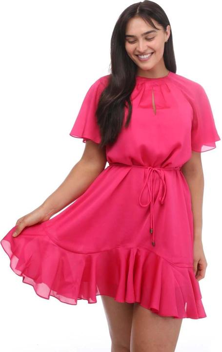 Actual product image Ted Baker Womens/Ladies Elsieee Fluted Hem Mini Dress (34 D)