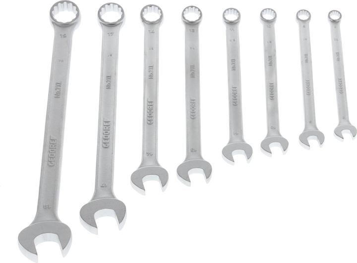 Actual product image Gedore Combination wrench set (19 mm, 8 mm, 9 mm, 12 mm, 15 mm, 18 mm, 13 mm, 14 mm, 17 mm, 11 mm, 10 mm, 16 mm)