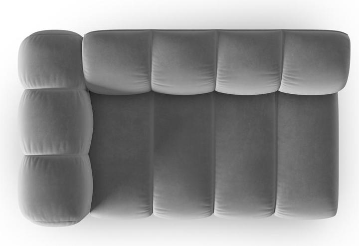 Image du produit Micadoni Canapé Modulable Gauche en Velours, "Lupine", 2 Places, 145x95x70Fabriqué en Europe (2 places, 3 places, 4 places)