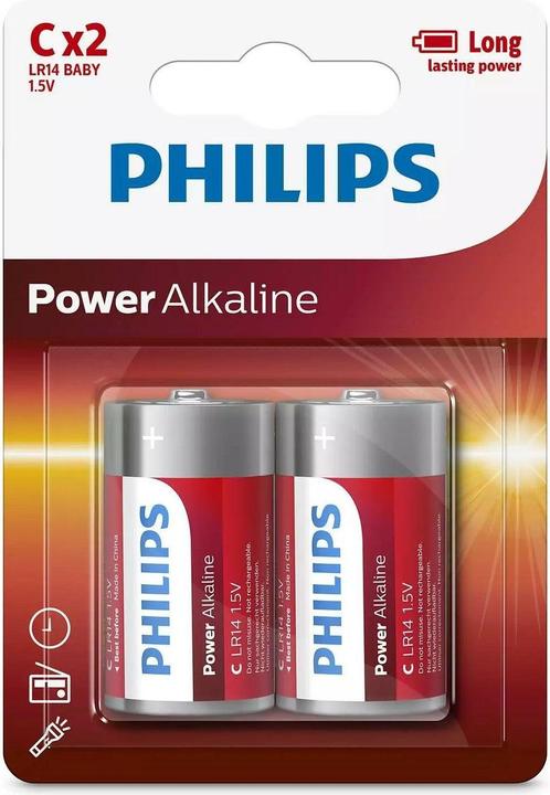 Produktbild Philips Power Alkaline (2 Stk., C)