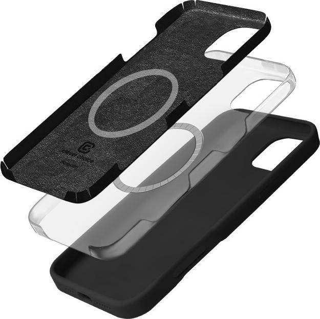 Immagine prodotto Crong Color Cover Magnetic - iPhone 16 Pro Max MagSafe Hülle (Schwarz) (Apple iPhone 16 Pro Max)