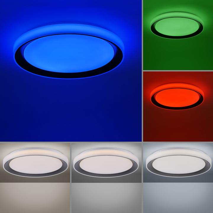 Immagine prodotto Leuchten Direkt LED Deckenlampe LOLAsmart - DISC SmartHome Tuya, CCT RGB, dimmbar Fernbedienung (2700 lm)