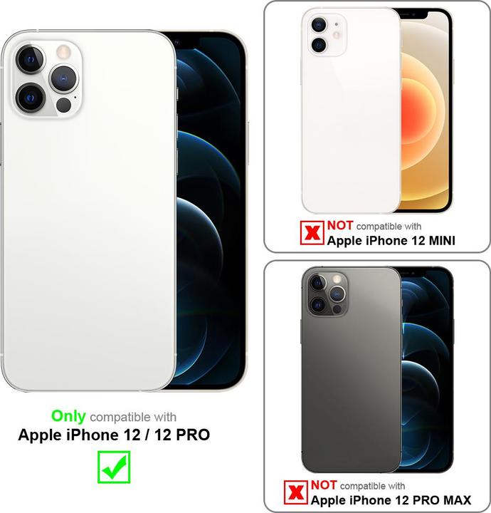Immagine prodotto Cadorabo Custodia per Apple iPhone 12 / 12 PRO universale (Realme 12 Pro+, Apple iPhone 12)