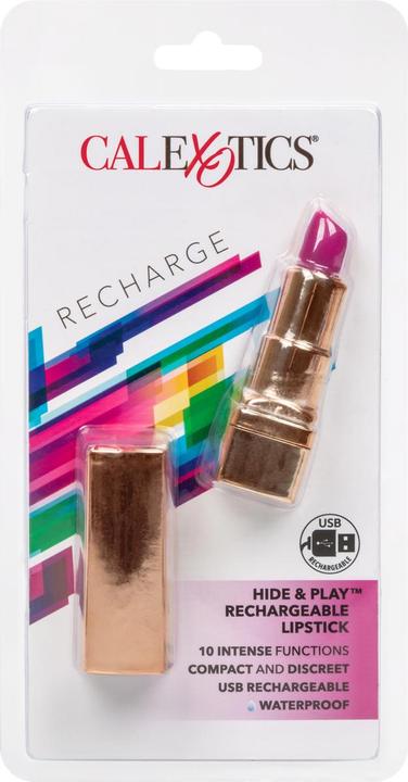 Actual product image CalExotics Hide & Play Lipstick Recharge-Purple