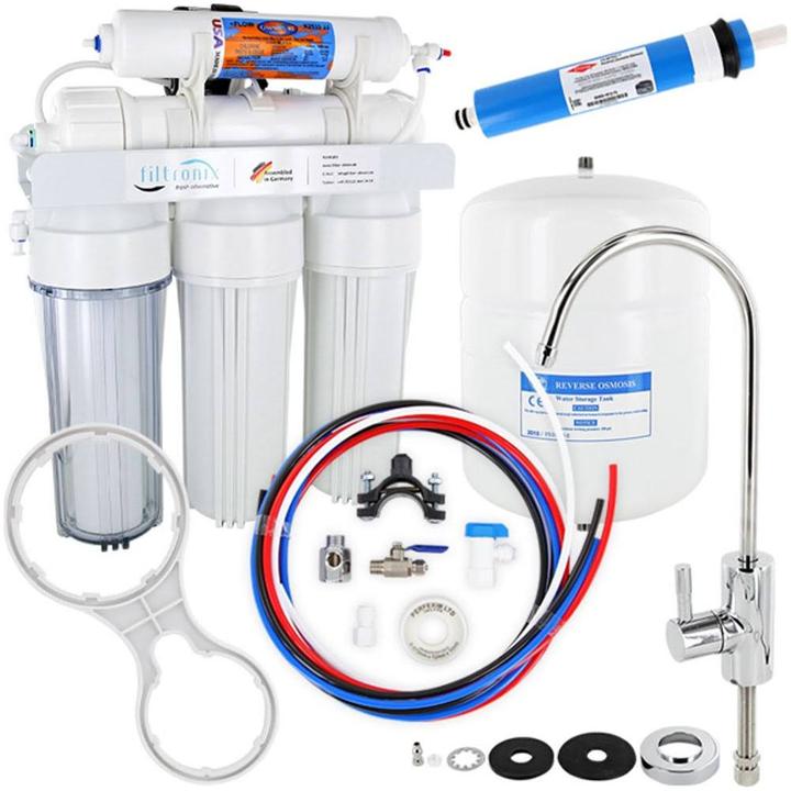 Produktbild Alternativ RO5 PP Wasseraufbereitungsanlage Umkehrosmose mit Permeatpumpe