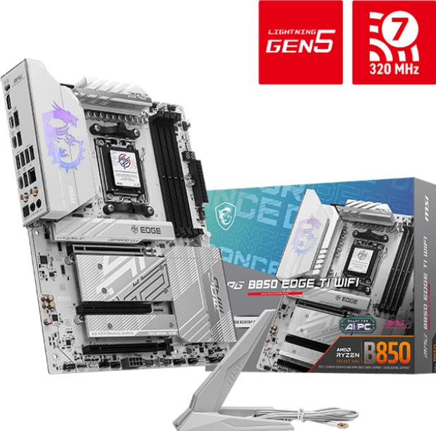 Produktbild MSI MPG B850 EDGE TI WIFI (AM5, AMD B850, ATX)