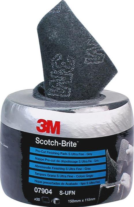 Actual product image 3M Abrasive fleece roll fine red (180, 220)