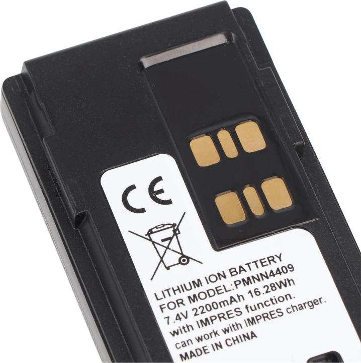 Image du produit AccuCell Batterie Motorola DP4400, DP4800, PMNN4101A, avec IMPRES function