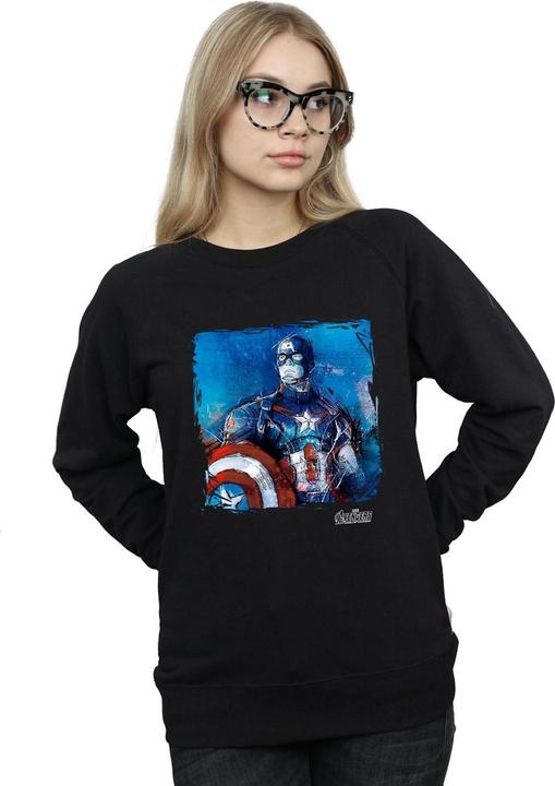 Image du produit - Sweat CAPTAIN AMERICA ART - Femme (L)