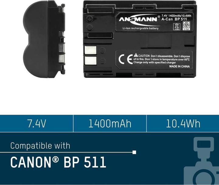 Produktbild Ansmann Canon BP-511 (Akku)