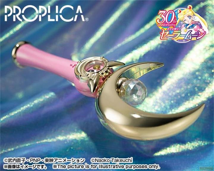 Produktbild Bandai Sailor Moon Proplica Replik 1/1 Mondzepter Brilliant Color Edition 26 cm