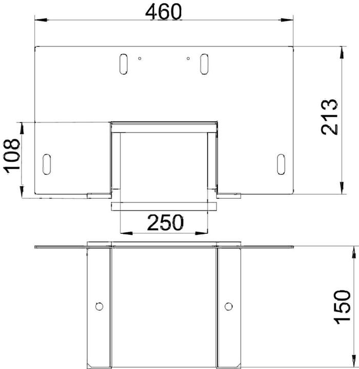 Immagine prodotto OBO Bettermann OBO BSKM-WA 1025 Attacco a muro I120 f. Montaggio a parete e a soffitto (Vari)
