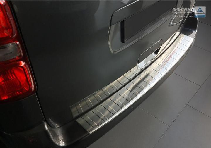 Produktbild ProPlus Edelstahl Ladekantenschutz für Citroen Spacetourer, Jumpy / Opel Vivaro / Peugeot Traveller / To... (Heck, Hochformat)