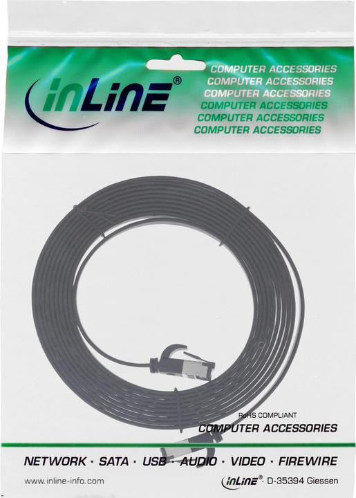 Actual product image InLine Patch cable flat (U/FTP, CAT8.1, 1.50 m)
