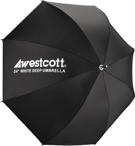 Produktbild Westcott Deep Umbrella White Bounce (24")