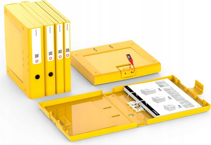 Actual product image Orplast New Binder folder, A4 70 mm, yellow (OR0033) (A4, 70 mm)