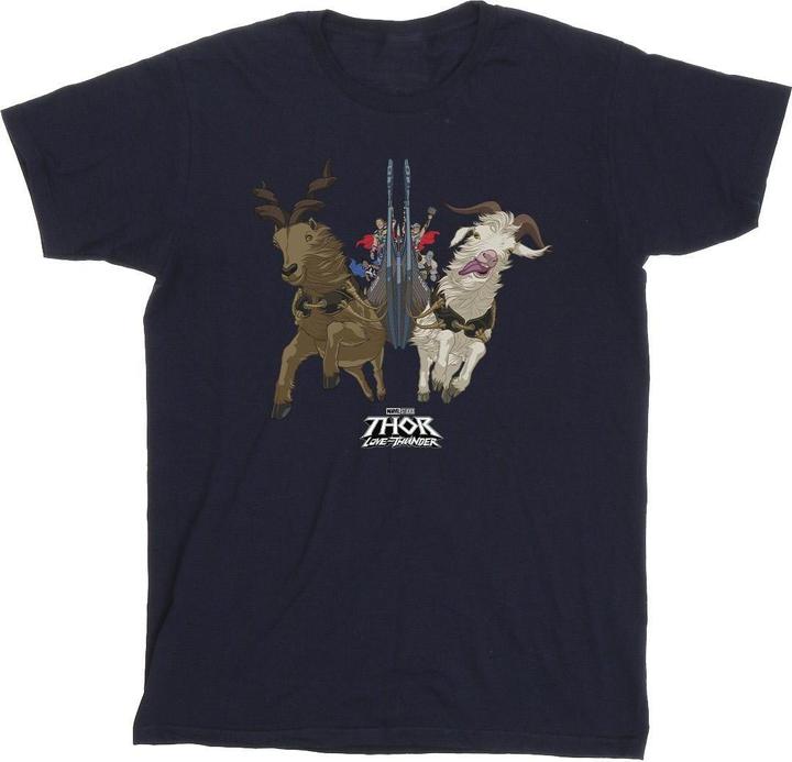 Thor Love And Thunder Viking Ship TShirt (M)