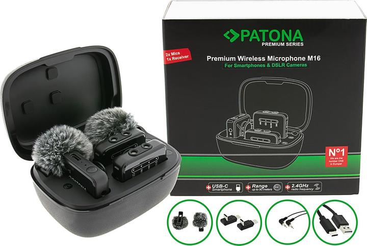 Image du produit Patona Premium Wireless Microphone M16
