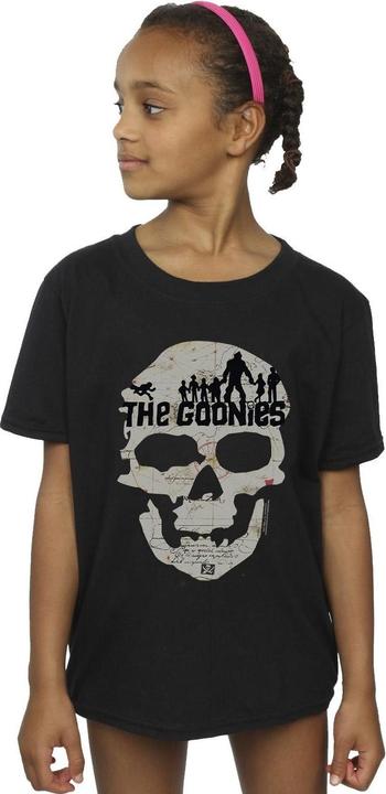 Actual product image Universal Textiles Girls Map Skull Cotton T-Shirt (152, 158)
