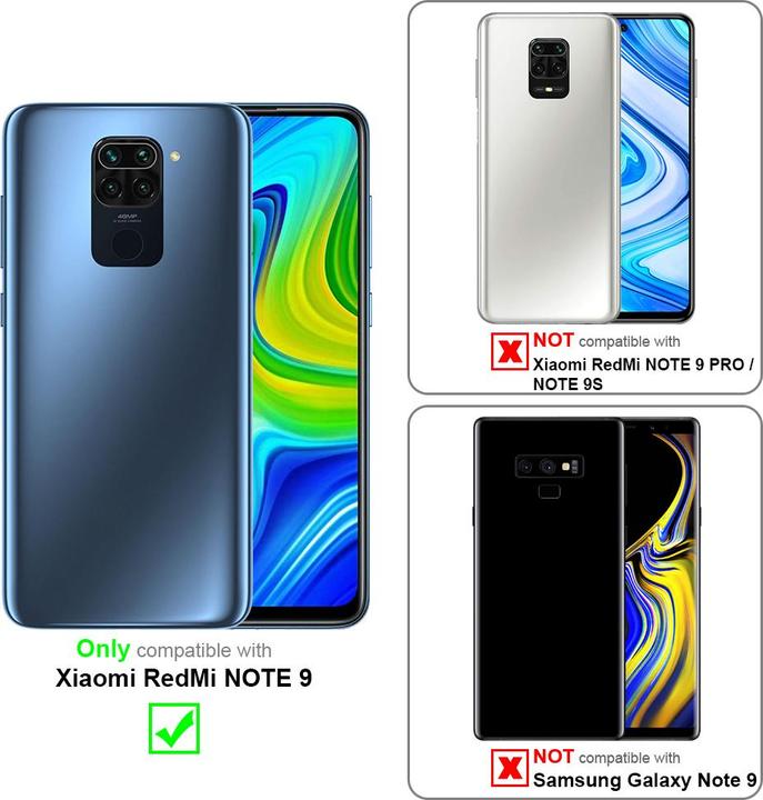 Image du produit Cadorabo Coque pour Xiaomi RedMi NOTE 9 universel avec Clip (Xiaomi Redmi Note 9)