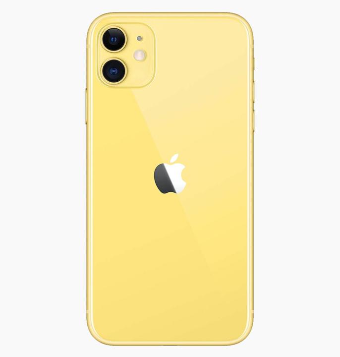Actual product image Forza Refurbished iPhone 11 (128 GB, Yellow, 6.10", 12 Mpx, Dual SIM, A / Like new)