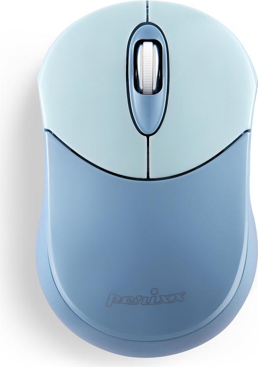 Produktbild Perixx PERIMICE-802BL, Bluetooth-Maus für PC und Tablet, schnurlos, blau (Kabellos)