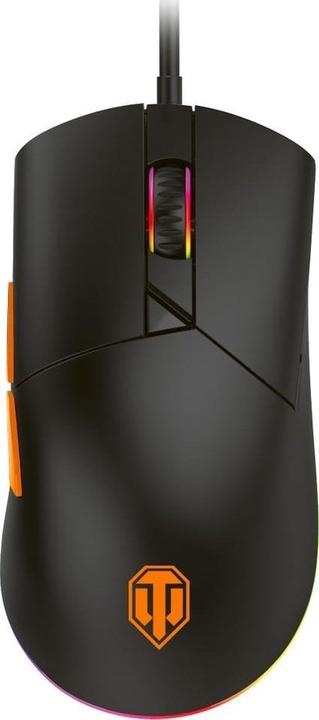 Actual product image Yenkee INDRUDER WT200 ultralight wired gaming mouse - limited edition WORLD OF TANKS