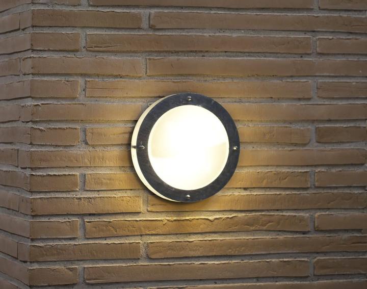 Actual product image Nordlux Malte, Wall lamp, Galvanized (E27, IP54)