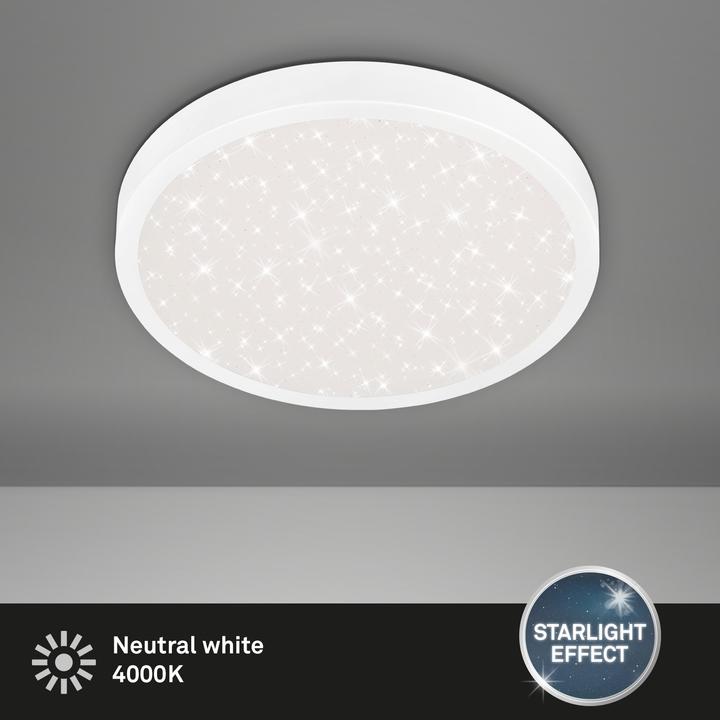 Immagine prodotto Briloner Plafoniera a LED con copertura a stella, bianco, 1xLED/24W (3000 lm)
