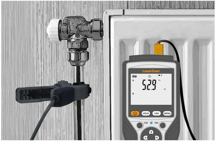 Actual product image Laserliner ThermoMaster Plus temperature and humidity measuring device