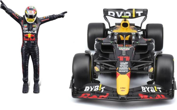 Immagine prodotto Bburago Red Bull F1 RB19 mit Figur 1/24 Pérez