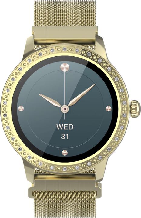 Produktbild Denver SW-360 Gold intelligente Uhr mit Mesh-Armband