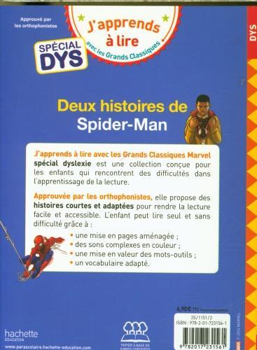 Image du produit Deux histoires de Spider-Man : spécial dys (Français, Valérie Viron, Isabelle Albertin, 2024)