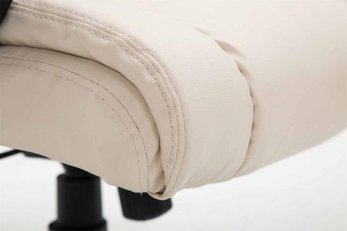 Image du produit CLP Chaise de bureau XL Sparta similicuir, crème