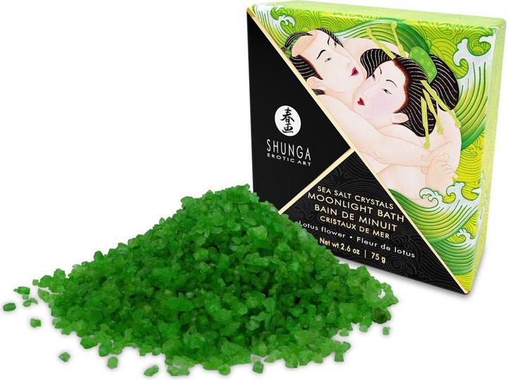 Actual product image Shunga Oriental Crystals Bath Salts Lotus Flower 500 gram (Bath pearls)