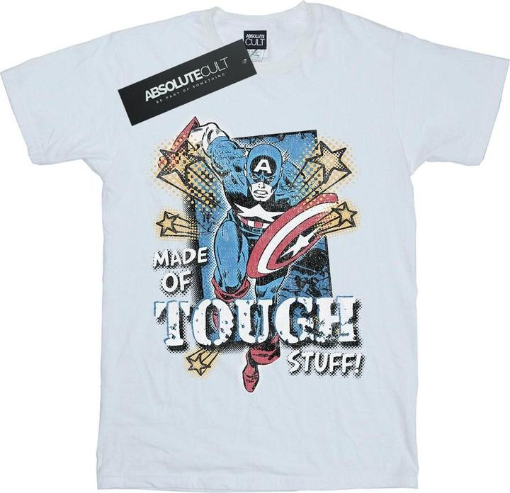 Captain America Made Of Tough Stuff TShirt (3XL)
