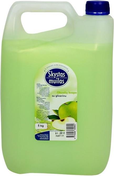 Actual product image No Name LIQUID SOAP APPLE WITH GLIC 5L (5.17KG) (Liquid soap)