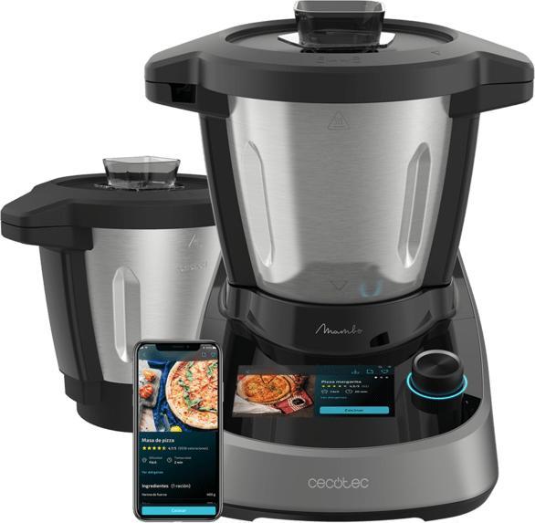 Actual product image Cecotec Robot Cuiseur Mambo Touch avec pichet Habana 10090 (Noir/Gris) (1600 W)