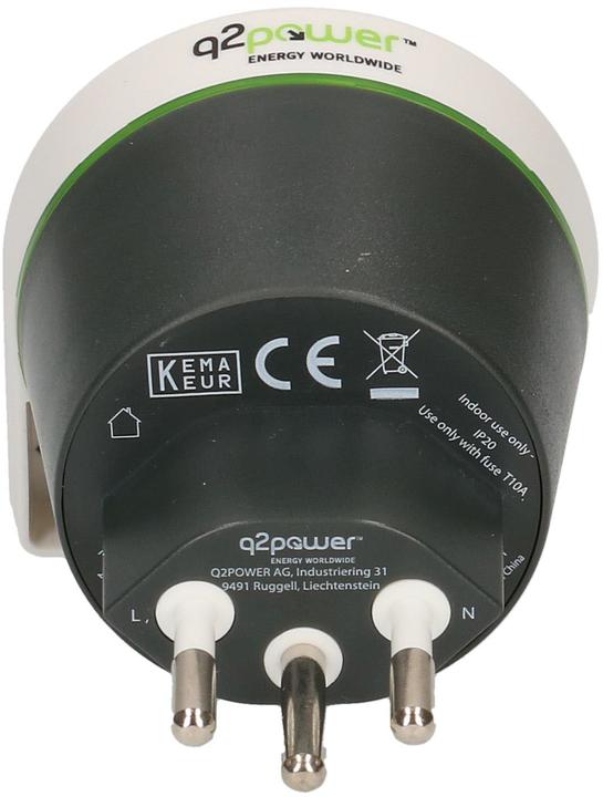 Actual product image Q2 Power Travel adapters
