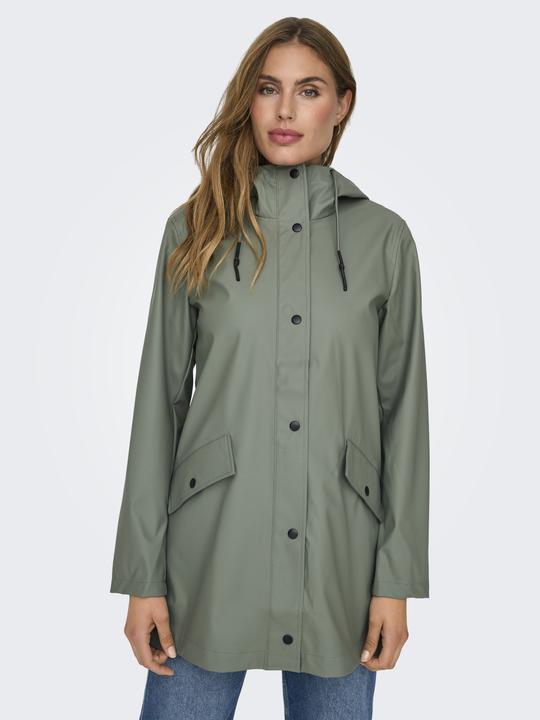 Produktbild Only Einfarbiger Regenjacke Regenmantel (S)
