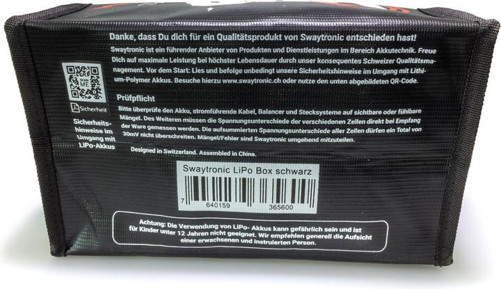 Immagine prodotto Swaytronic LiPo Box (25 cm, 15 cm)