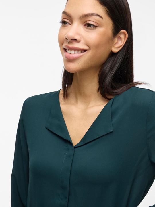 Image du produit Vila Chemise à col fendu High Low (XS)