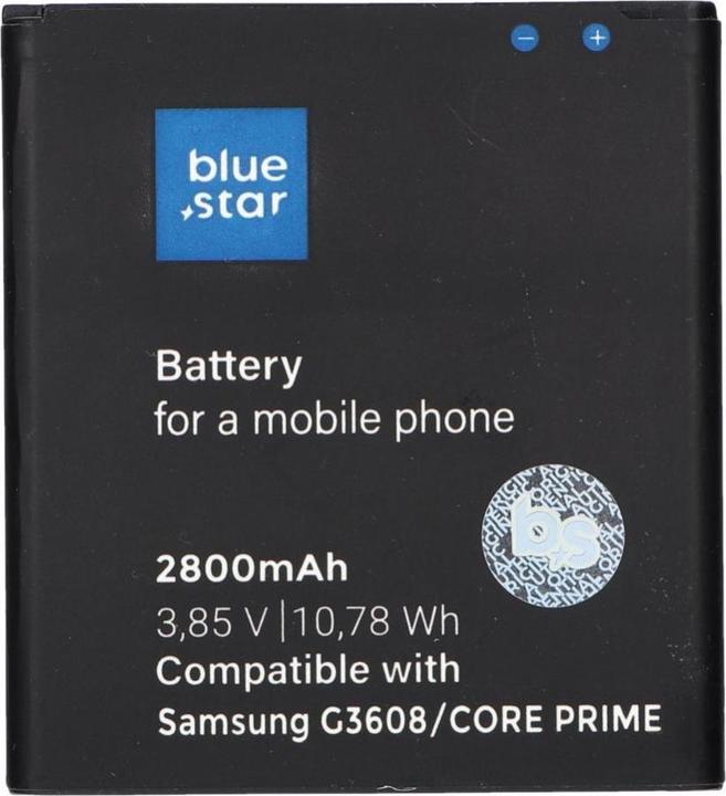 Actual product image Battery Blue Star BLUE STAR PREMIUM battery for SAMSUNG Core Prime G3608 G3606 G3609 2800 mAh