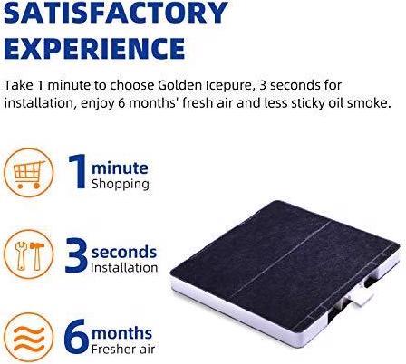 Image du produit Golden Icepure Filtre à charbon actif Hotte d'aspiration