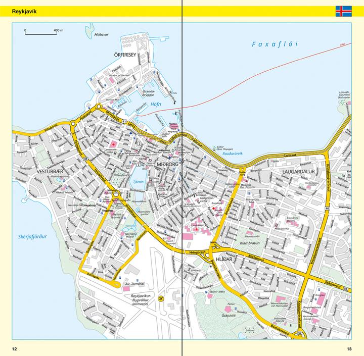 Actual product image Country map Iceland 1:600,000